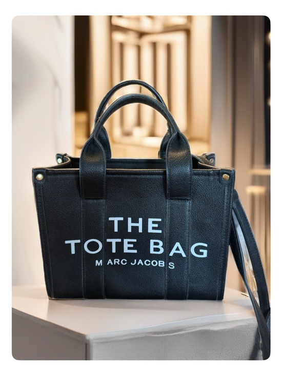 Marc Jacobs Handbags - NOT REAL  Marc Jacobs Black 'The Tote Bag' Satchel